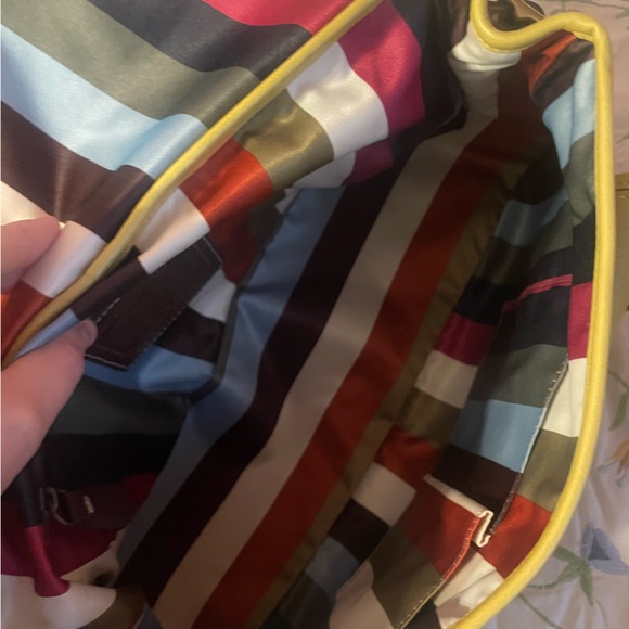 NWT Coach 2007 Leigh Leather Pocket Flap Bag, Y2K in yellow citron RARE Vintage - Picture 12 of 13